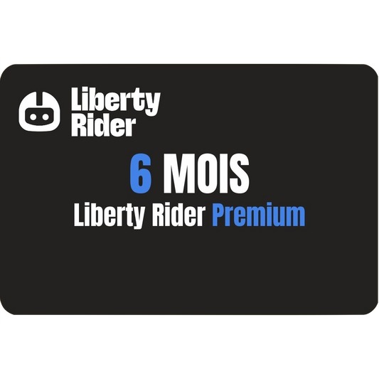Carte-cadeau digitale 6 MOIS - Liberty Rider Premium